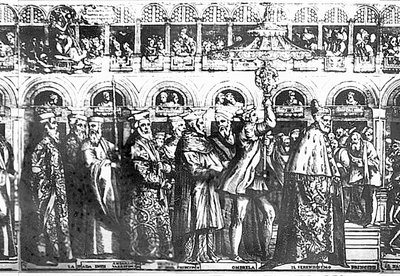 Dogal Procession (detail) by Matteo Pagani